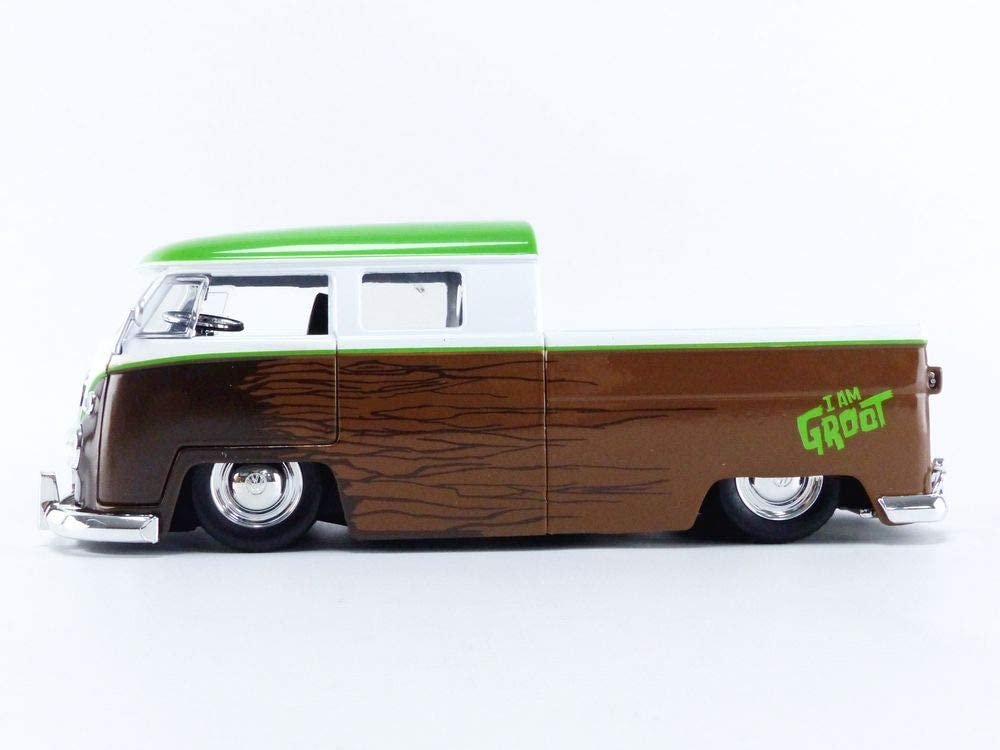 Jada Toys Marvel Guardians of the Galaxy Groot & 1963 Bus Pickup 1:24 die-cast vehicle with figure (31202)