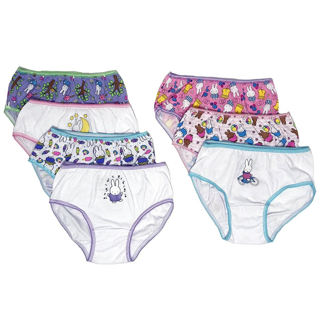 Handcraft Girls' 7-Pack Miffy Underwear Panty