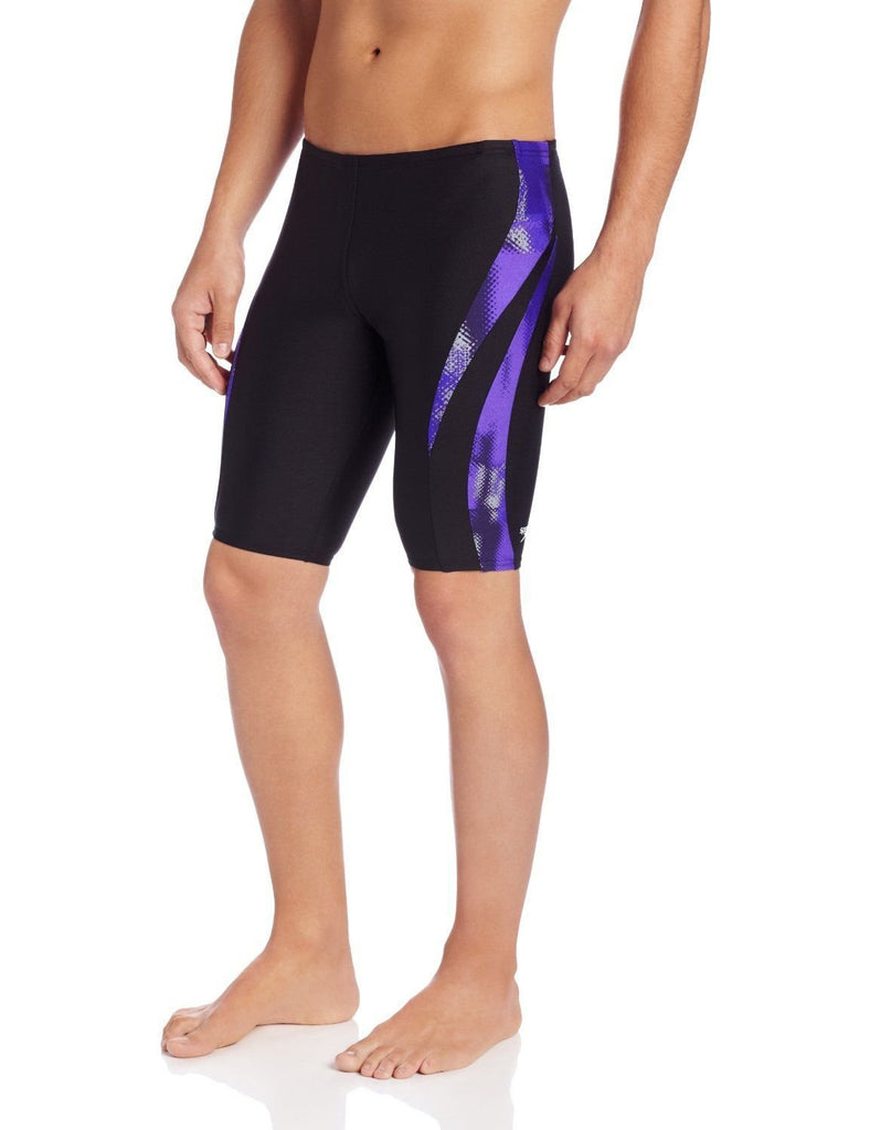 Speedo Boys Xtra Life Lycra Digital Surge Jammer Swimsuit PURPLE  20-28