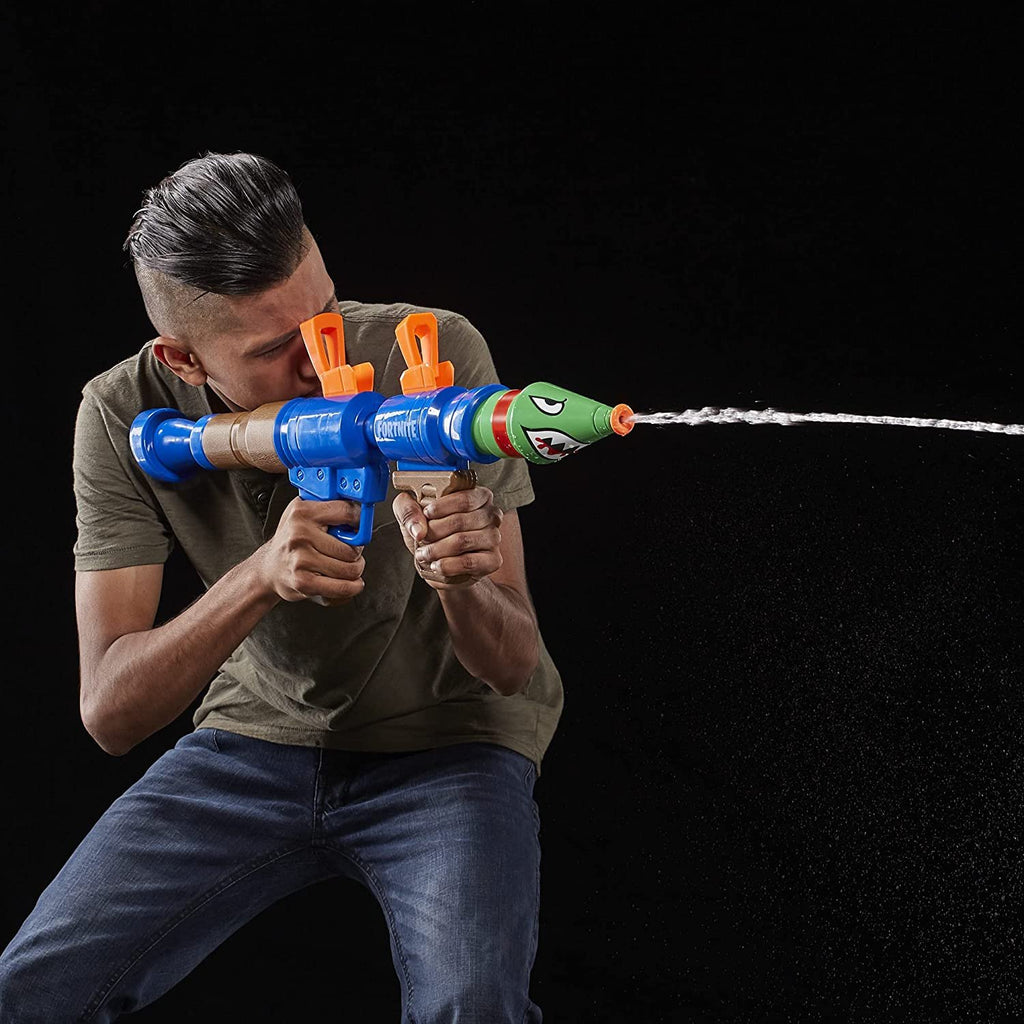 Fortnite RL Nerf Super Soaker Water Blaster Toy -- Extreme Soakage -- 6.7 Fluid Ounce Capacity -- for Kids, Teens, Adults