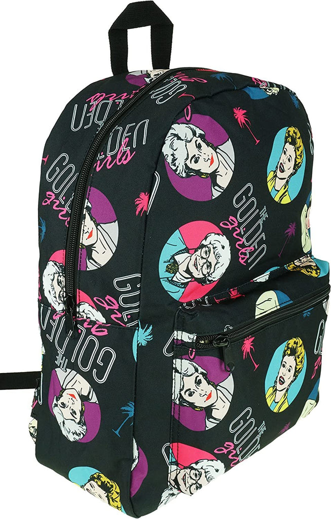 KBNL Golden Girls Sitcom Series All Over Print Sublimated Backpack - 64969, Black