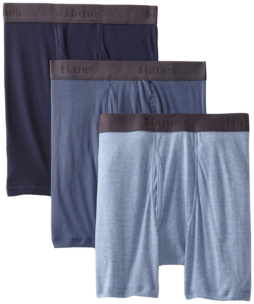 Hanes Ultimate Men's 3-Pack FreshIQ X-Temp Boxer with ComfortFlex Waistband Briefs, Assorted, Small