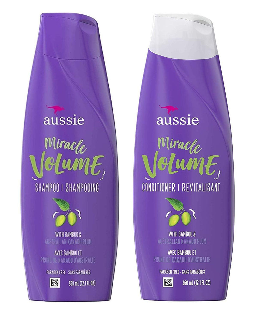 Miracle Volume Shampoo and Conditioner with Bamboo and Kakadu Plum 12.1 fl oz each
