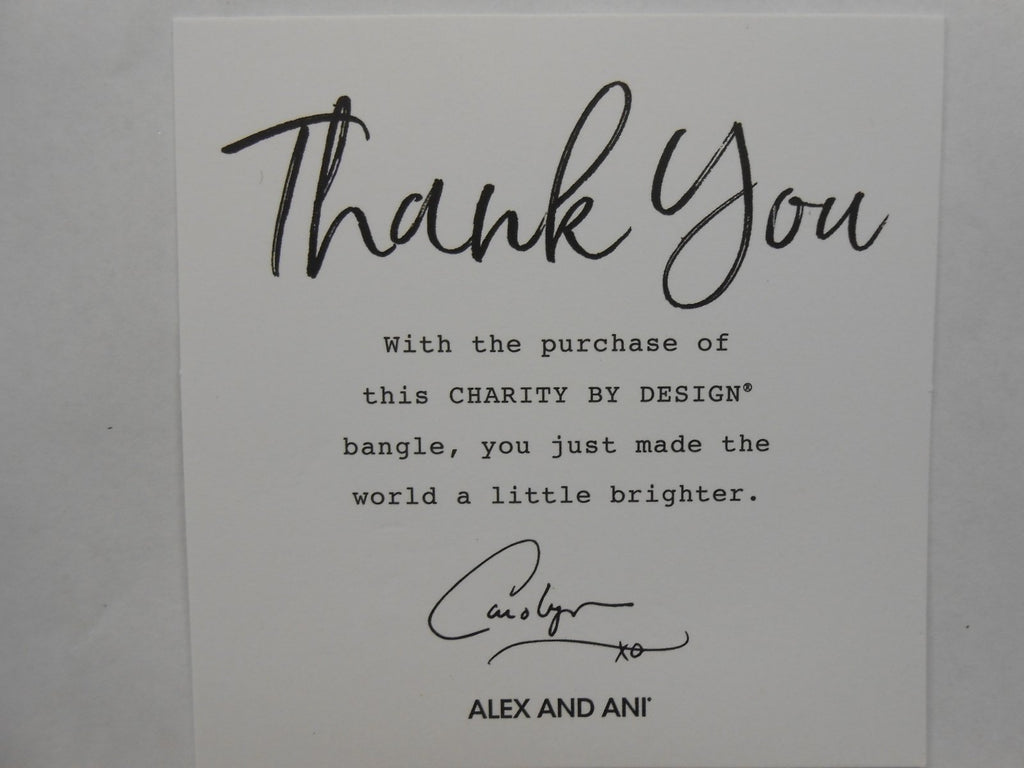 Alex and ANI Charity by Design, Queen's Crown Bangle Bracelet