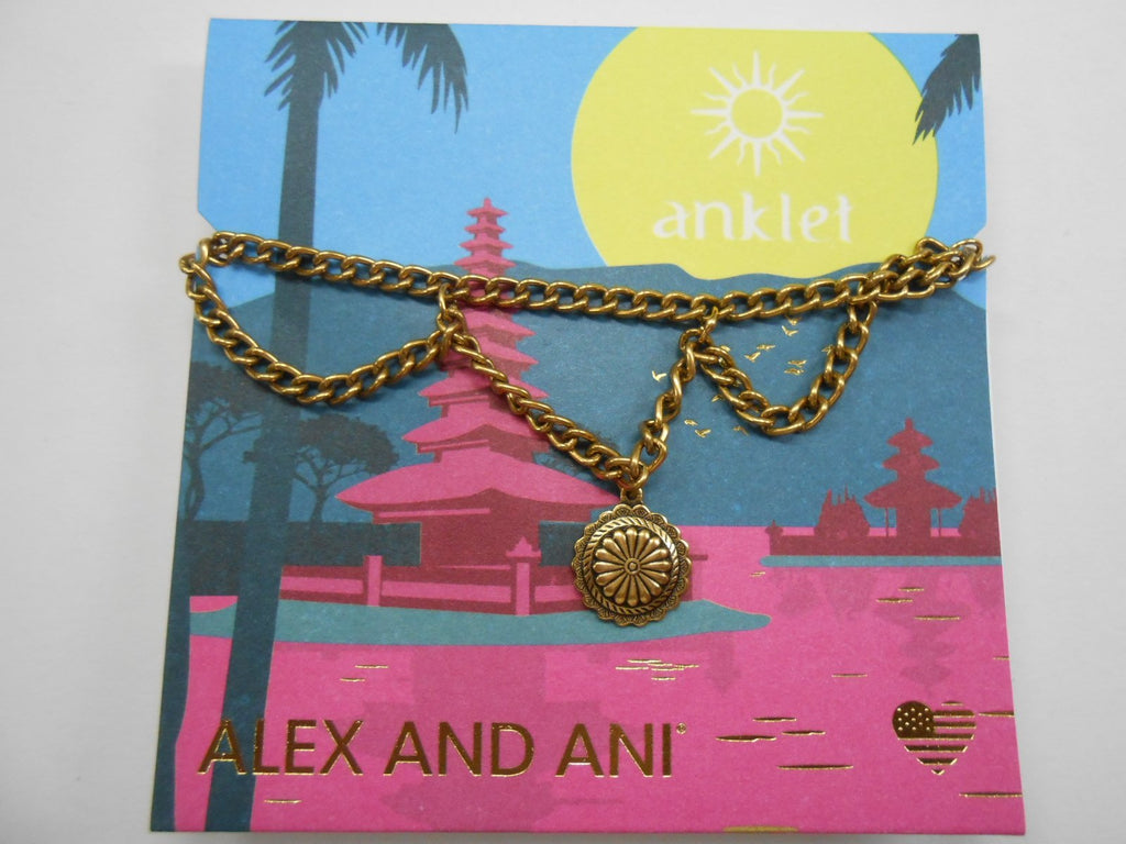 Alex and Ani Womens Sun Anklet