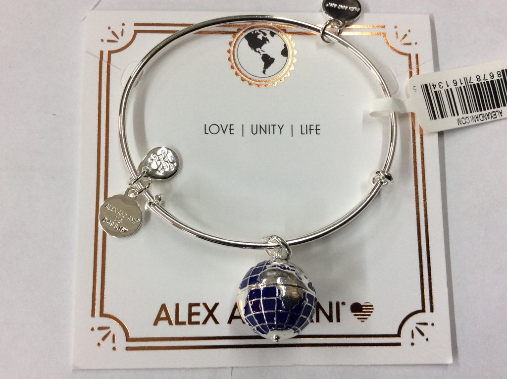 Alex and Ani Women's Globe Bangle Bracelet