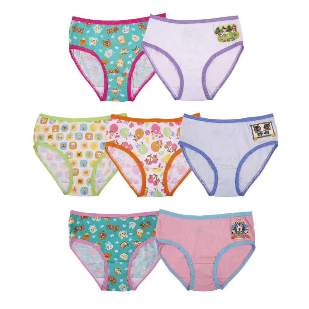 Nintendo Big Animal Crossing Girls Underwear Multipacks