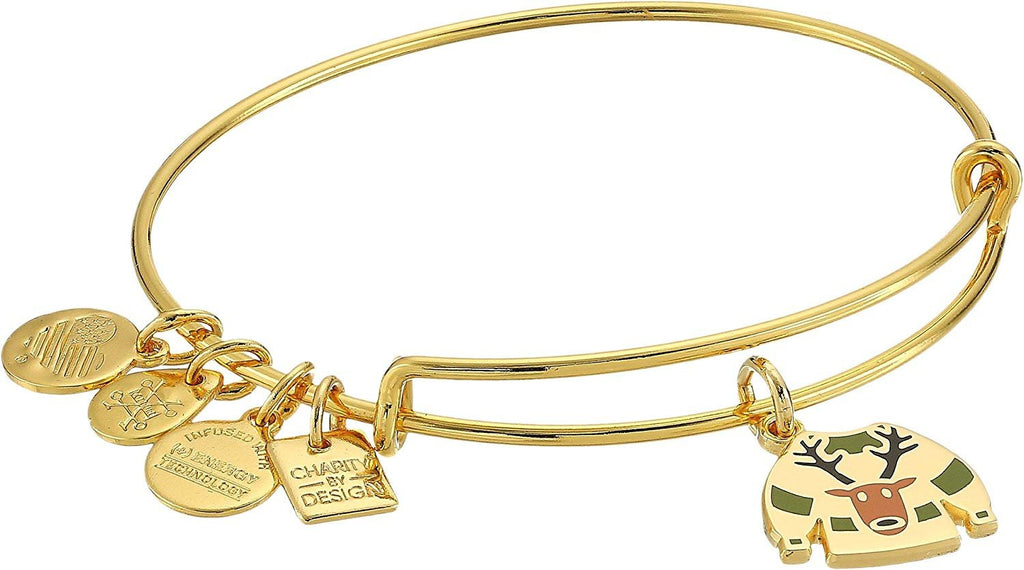 Alex and Ani Womens Charity By Design Ugly Sweater Bangle