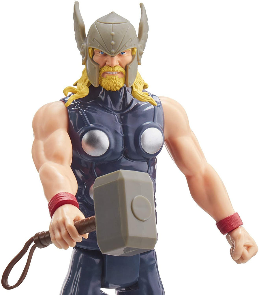 Avengers Marvel Titan Hero Series Blast Gear Thor Action Figure, 12" Toy, Inspired by The Marvel Universe, for Kids Ages 4 & Up