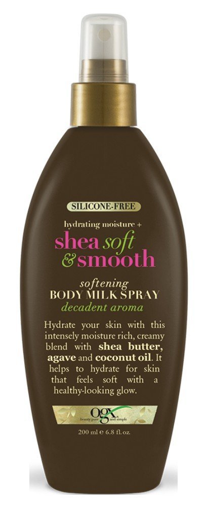 Ogx Body Milk Spray Shea Soft & Smooth 6.8 Ounce (200ml) (2 Pack)