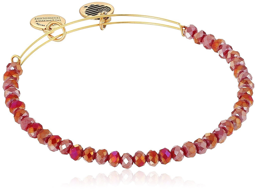 Alex and Ani Brilliance Bead Cosmic Crush Rose/Shinny Bracelet