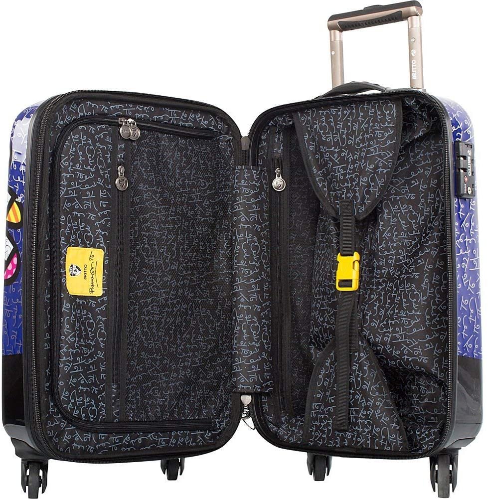Heys America Multi-Britto Heart With Wings 21-Inch Carry-on Spinner Luggage