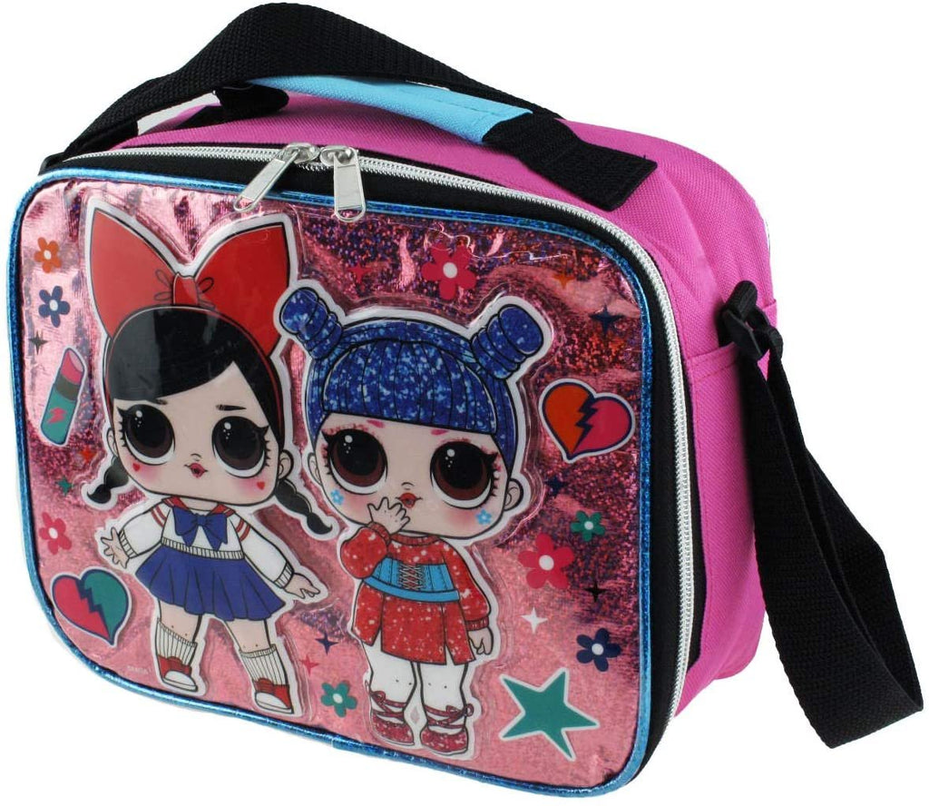 LOL Surprise - Hair Do Collection Insulated Lunch Bag with Adjustable Shoulder Straps - A17317