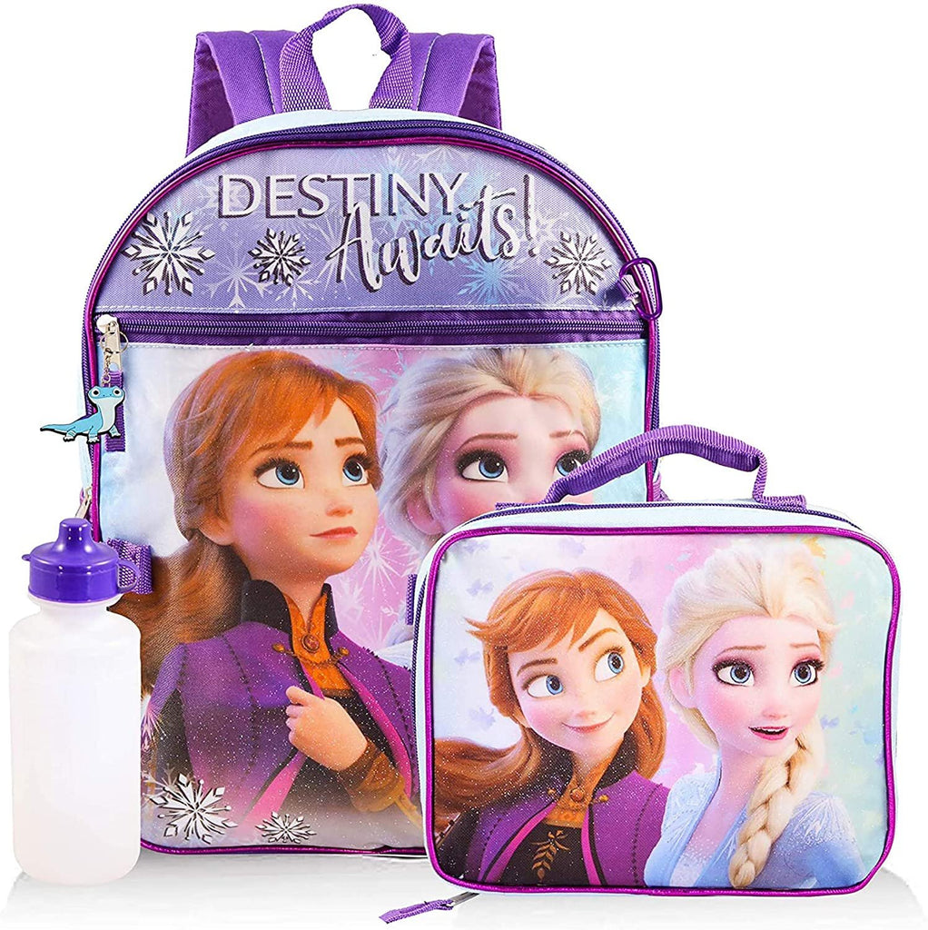 Frozen 2 5 Pc Backpack Set