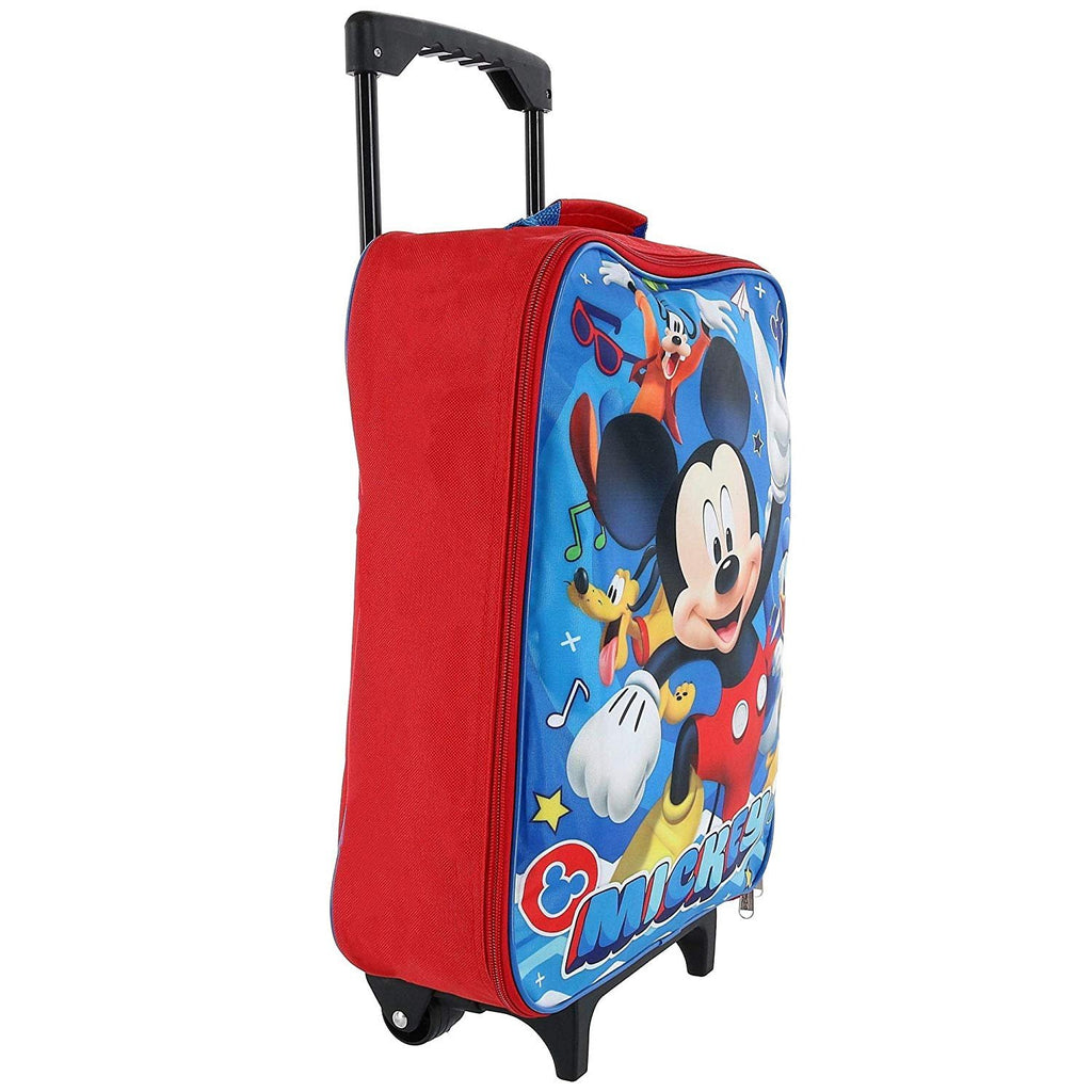 Disney Kids' Mickey Mouse Rolling Luggage