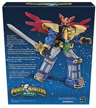 Power Rangers Zeo Megazord 12-inch Collectible Action Figure Highly Posable Toy with Multiple Helmets and Accessories Classic TV Series-Inspired