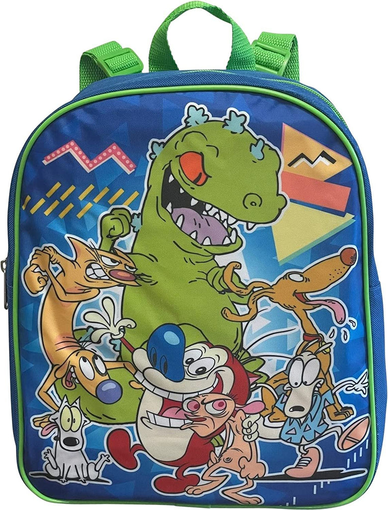 Nickelodeon Nick Rewind Gang Toddle Boy 12 Inch Mini Backpack (Blue-green)