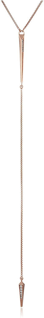 Kendra Scott Vivian Rose Gold Y-Shaped Necklace