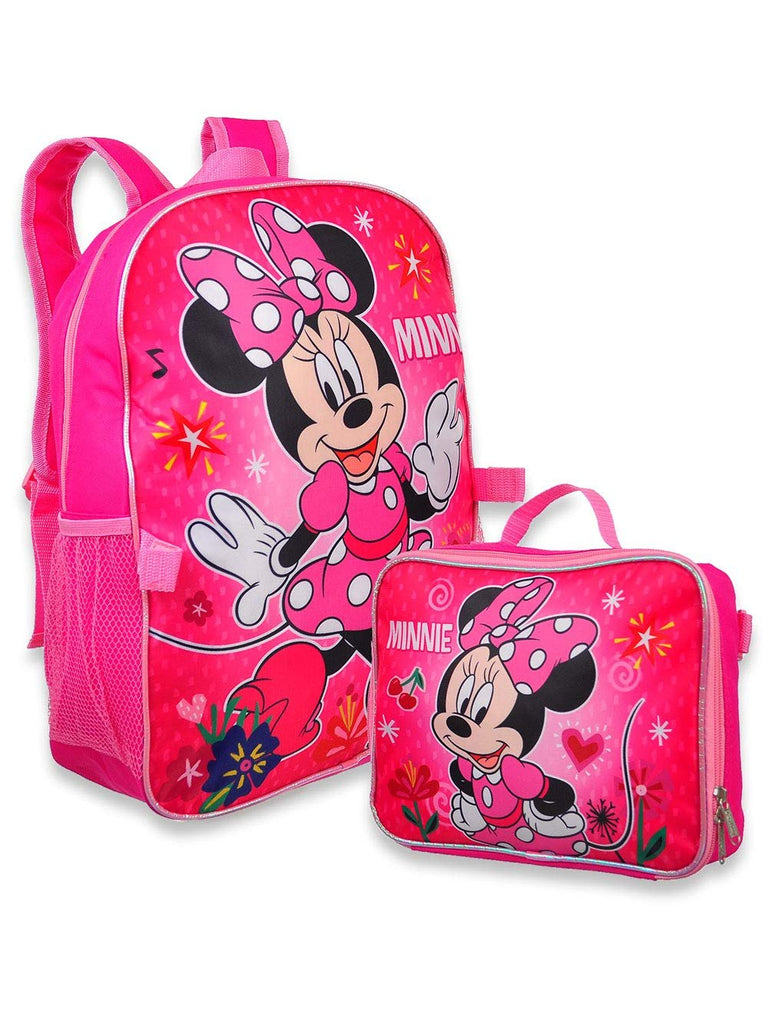 Disney Minnie Mouse Backpack with Insulated Lunchbox