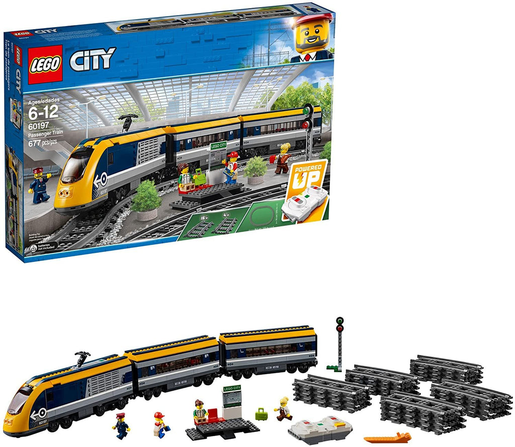 LEGO City Passenger Train 60197 Building Kit (677 Pieces), Standard