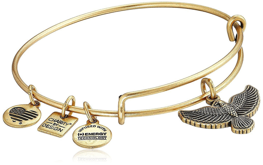 Alex and Ani Charity by Design Spirit of The Eagle Charm Expandable Bangle Bracelet