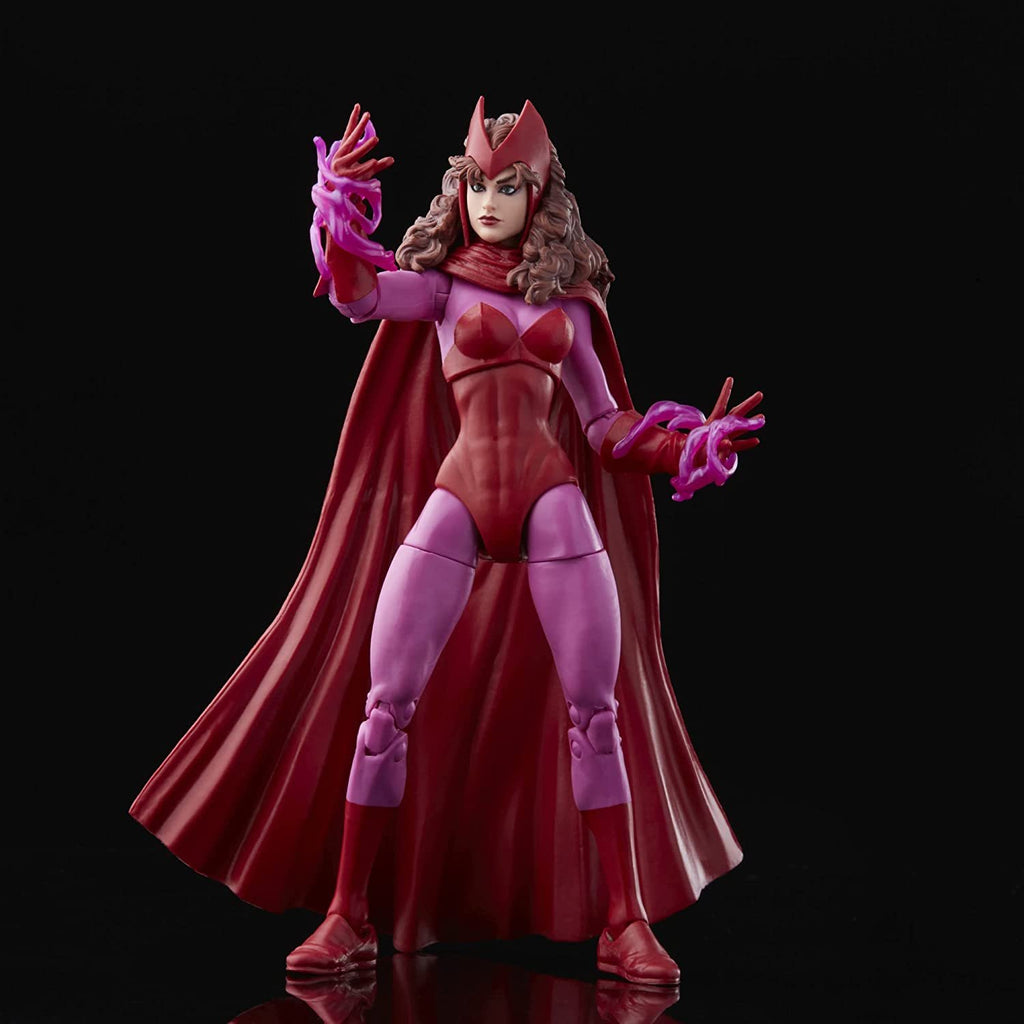 Marvel Legends Series Scarlet Witch 6-inch Retro Packaging Action Figure Toy, 4 Accessories