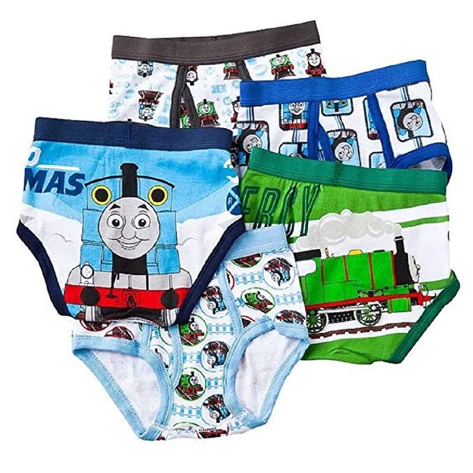 Thomas the Tank Engine Toddler Boys 5 Pack Underwear Briefs, multicolor