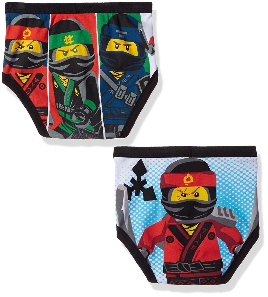 LEGO Boys' 5-Pack Ninjago Brief Underwear