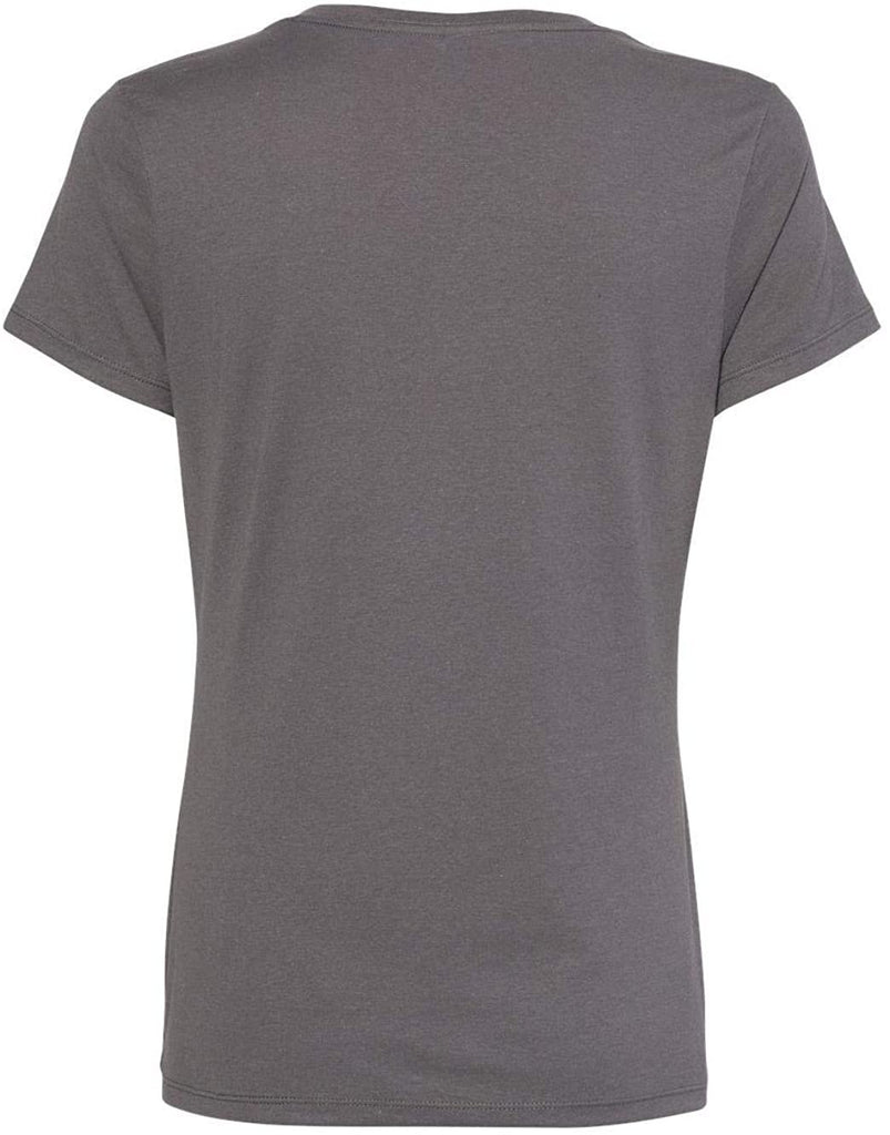 Hanes X-Temp Women’s V-Neck Short Sleeve T-Shirt L Smoke Grey