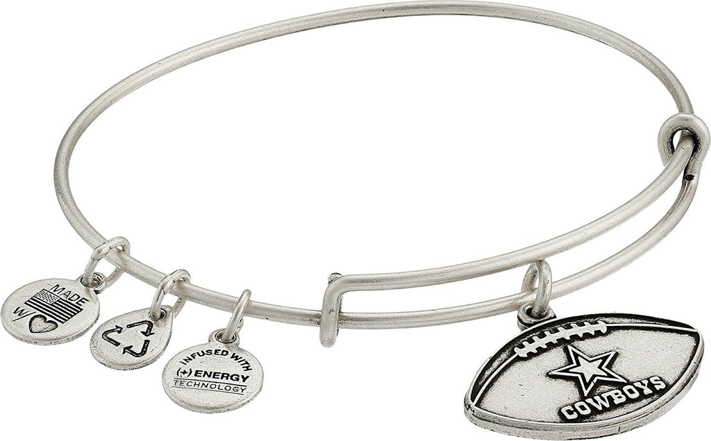 Alex and Ani Dallas Cowboys Football Expandable Bangle Bracelet