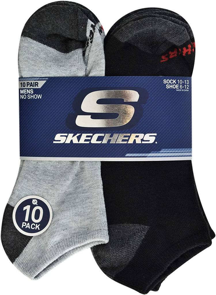 Skechers Men's 10 Pack No Show Socks