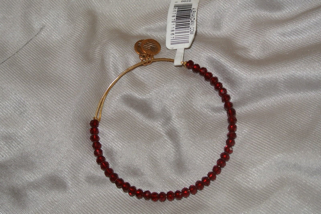 Alex and Ani Brilliance Bead Life On Mars Red/Shinny Bracelet