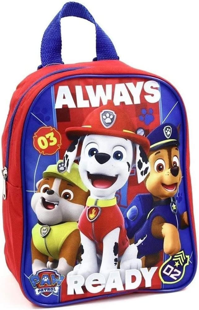 Paw Patrol 10" Little Boy Mini Backpack Red-blue