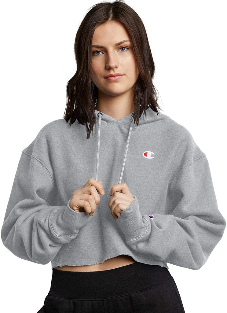 Champion LIFE Women's Reverse Weave Cropped with Hood