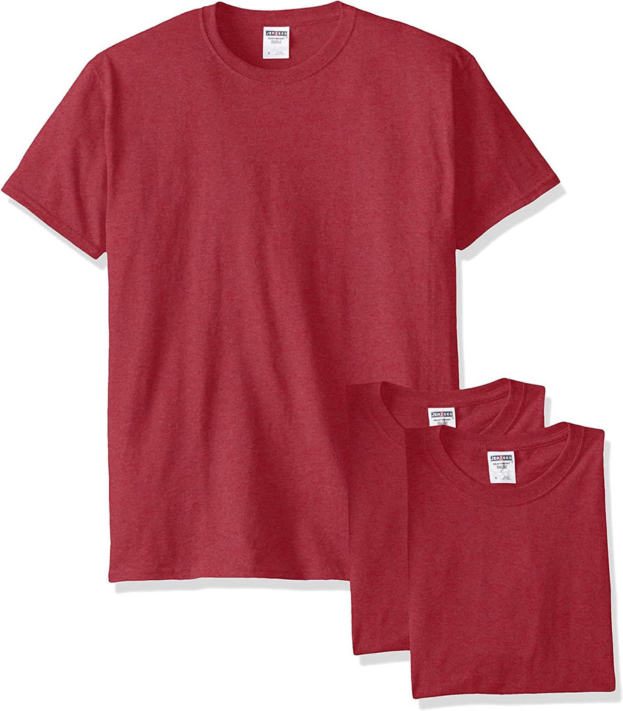 Jerzees Men's Adult Short-Sleeve T-Shirt 3 Pack