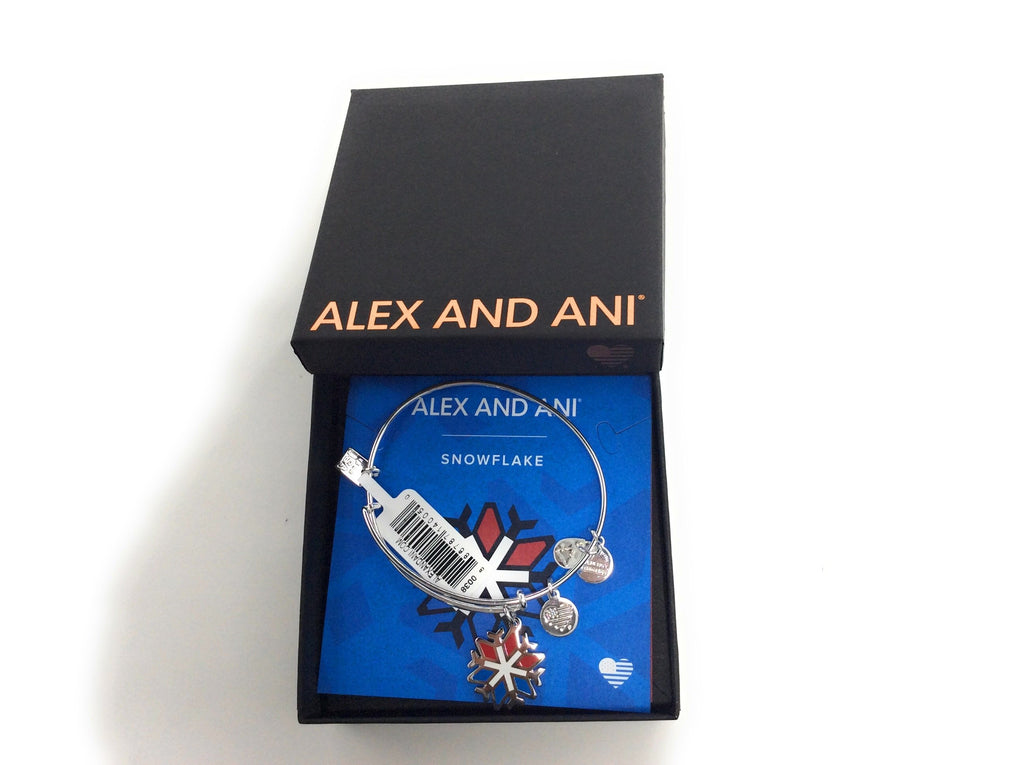 Alex and Ani Snowflake EWB Bangle Bracelet