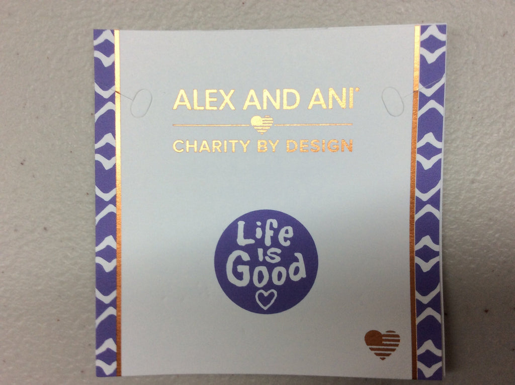 Alex and Ani Womens Charity by Design Life is Good Bangle