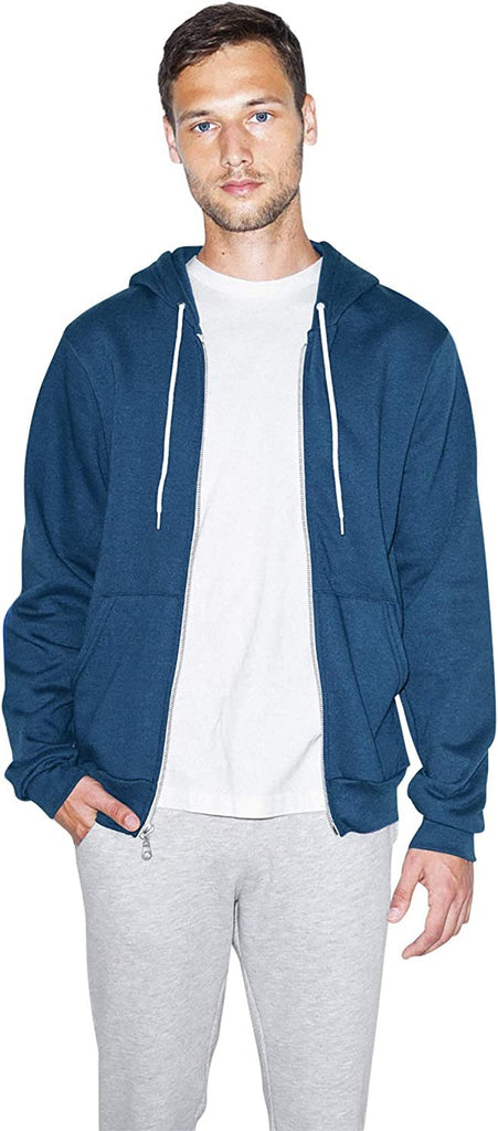 American Apparel Men's Flex Fleece Long Sleeve Zip Hoodie