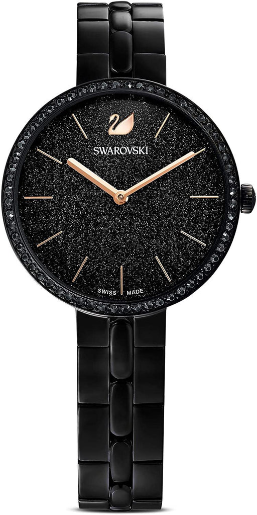 Swarovski Cosmopolitan Watch 5547646 Black Bracelet Black PVD