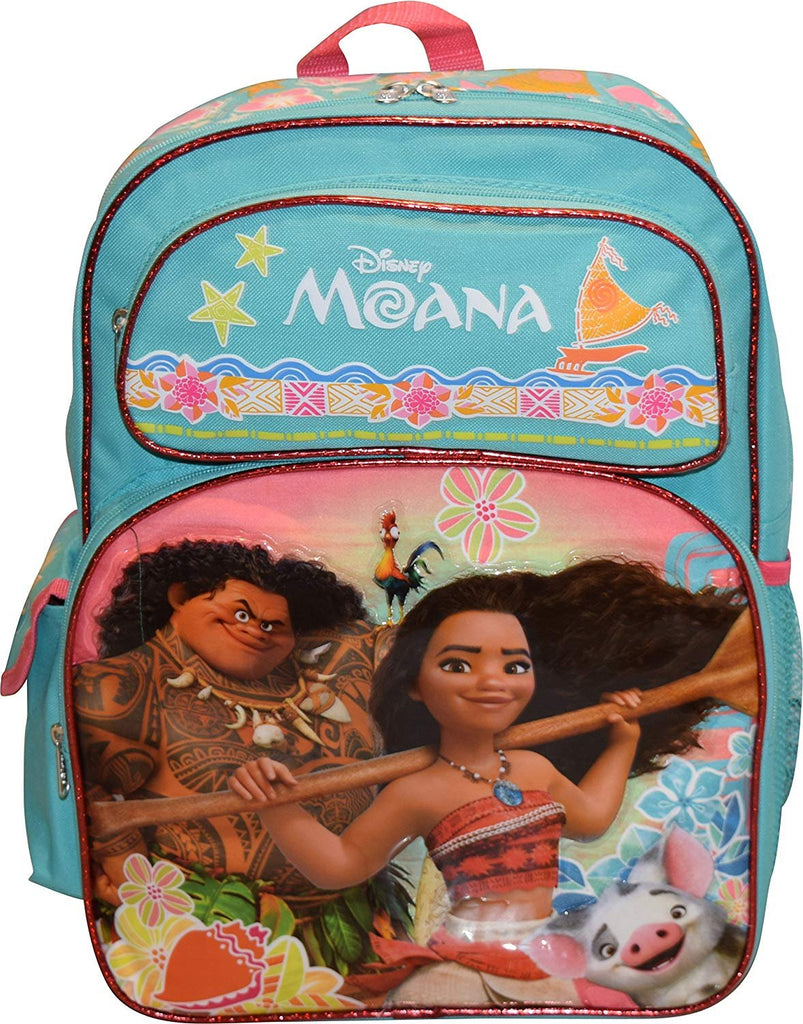 Disney Princess Moana Girl's Deluxe 16" School Bag Backpack