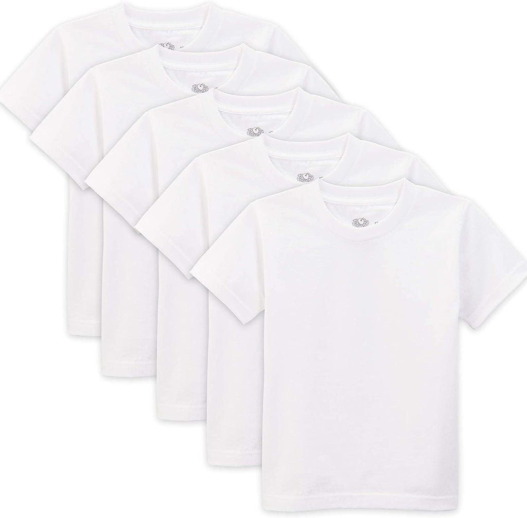 Fruit of the Loom Boys' Cotton White T Shirt