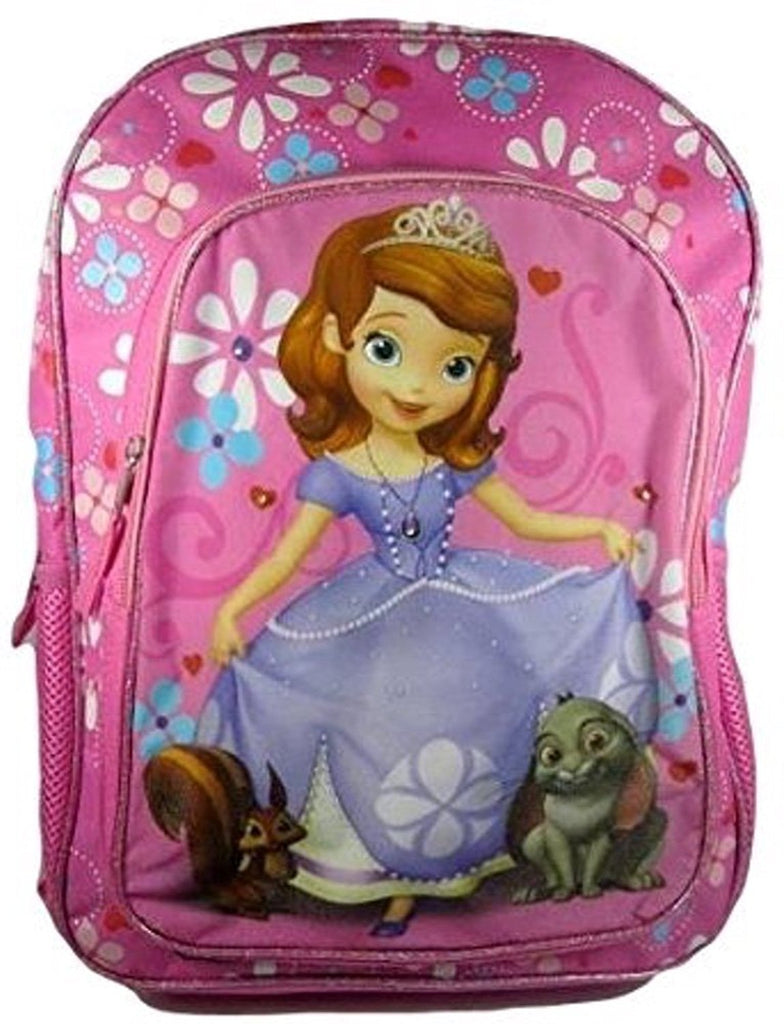 Disney Girls' Sofia the First Backpack with Super Lights