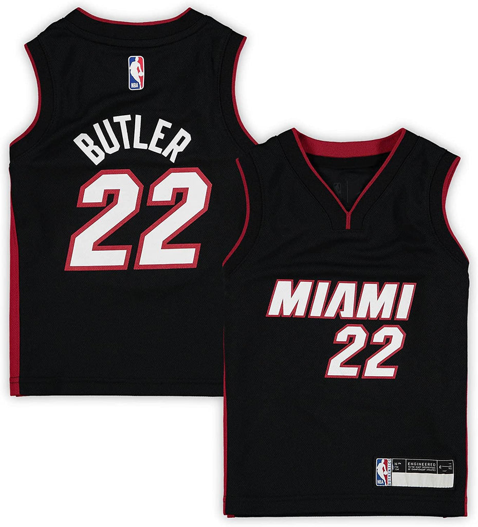 Jimmy Butler Miami Heat #22 Black Infants Toddler Icon Edition Jersey