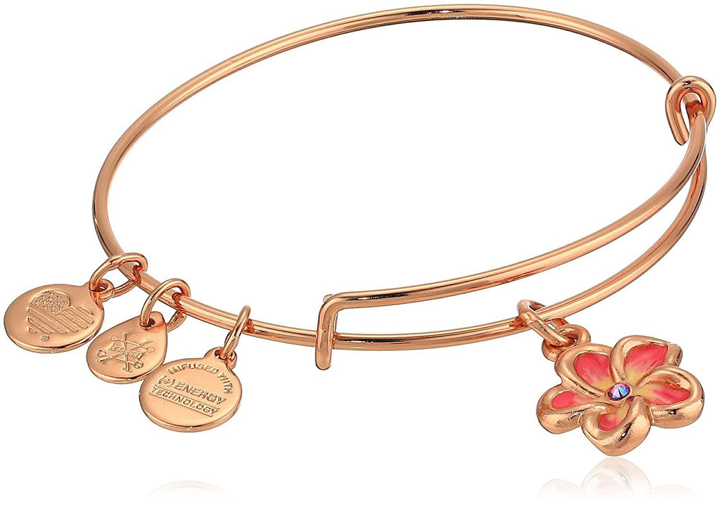 Alex and Ani Womens Color Infusion Tropical Flower Bangle