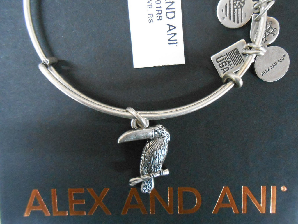 Alex and Ani Toucan Expandable Bangle Bracelet