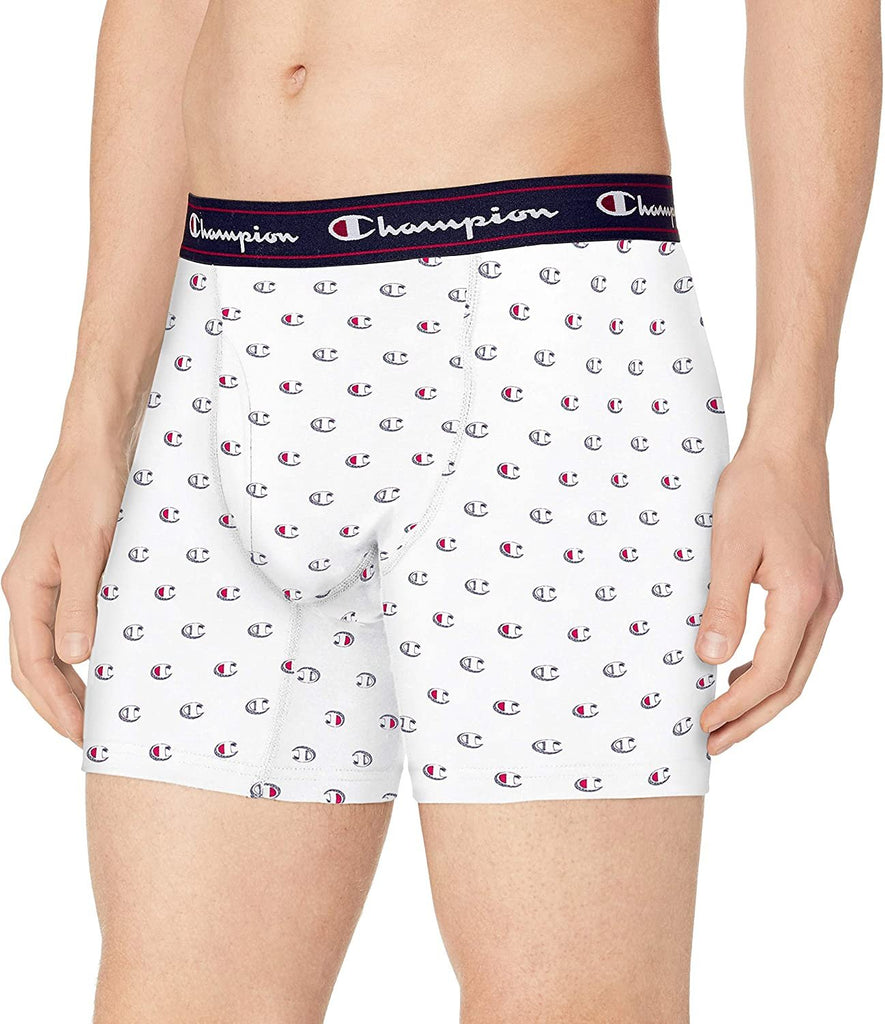 Champion LIFE Men's C Logo Printed Boxer Brief