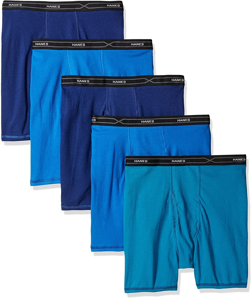 Hanes Men's 5-Pack X-Temp Comfort Cool Assorted Boxer Briefs