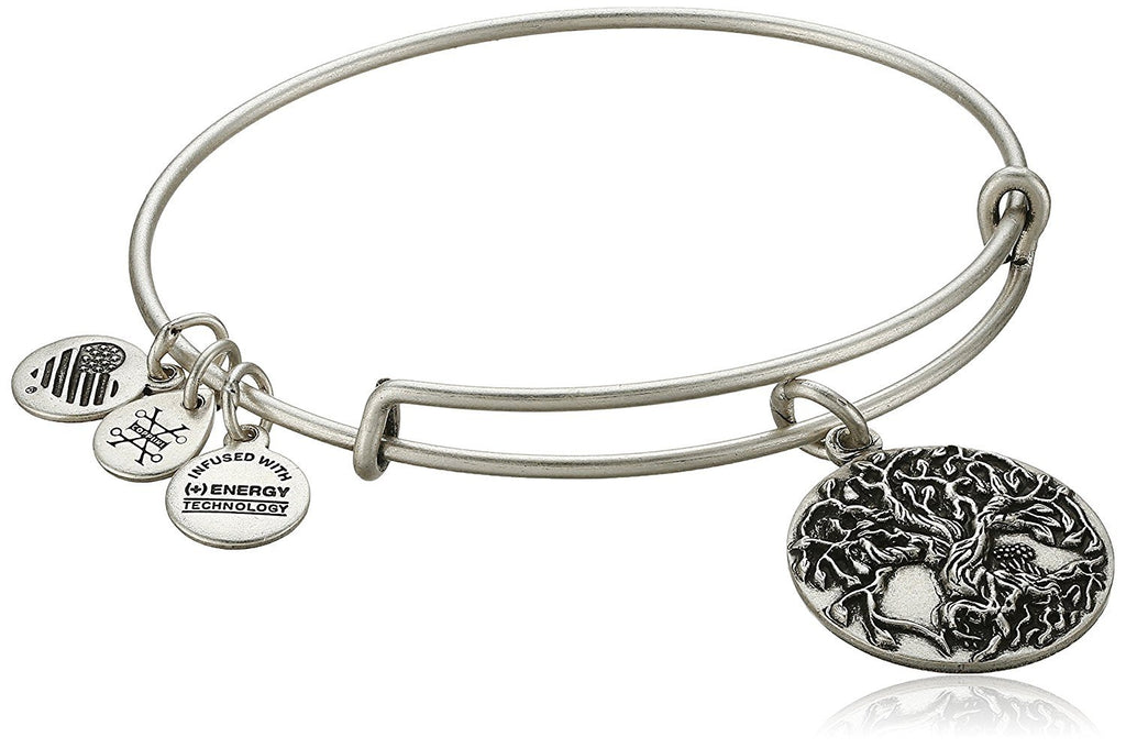 Alex and Ani Tree of Life III Expandable Rafaelian Bangle Bracelet