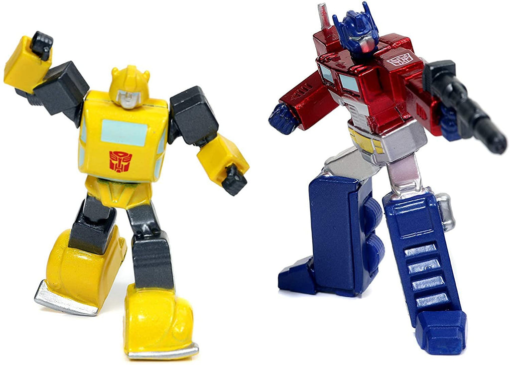 Jada Toys Transformers G1 Diorama Scene 2.75" 4-Pack Die-Cast Collectible Figures, Toys for Kids and Adults