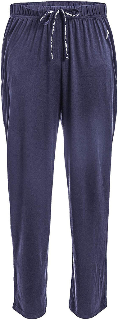 HEAD Mens 3-Pack Lounge Pants - Pockets Super Soft Jersey Spandex/Polyester Blend Pajamas